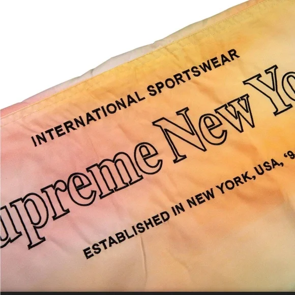 Supreme side logo gradient track pants Large - Picture 3 of 10